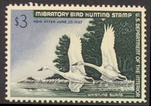 MOMEN: US STAMPS #RW33 DUCK MINT OG NH $100 LOT #75689-1