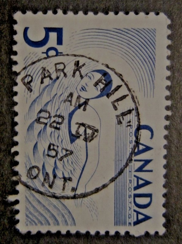 Canada #366 CDS Cancel Parkhill Ontario  {ebhs26}