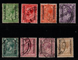 BECHUANALAND SG91/8 1925-7 DEFINITIVE SET FINE USED