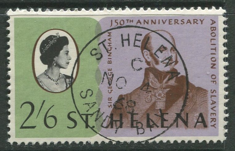 STAMP STATION PERTH St Helena #208 Abolition of Slavery 1968 VFU