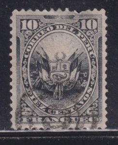 Peru 110 Coat of Arms 1886