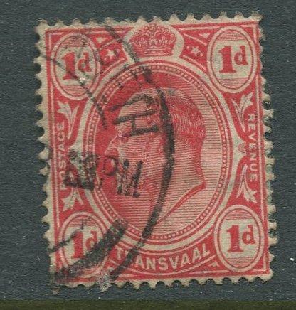 STAMP STATION PERTH Transvaal #282 Used KEVII 1905 Wmk 3 Multi Crown &CA CV$0.25