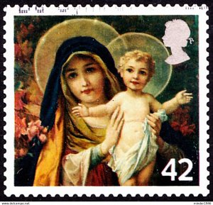 GREAT BRITAIN 2005 QEII 42p Multicoloured, Christmas-Madonna and Child SG2585 FU