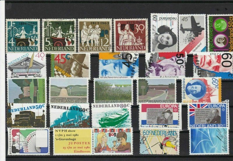 netherlands mint never hinged and used stamps ref r12803