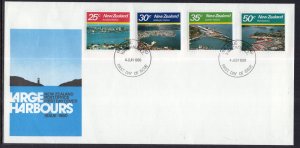 New Zealand 711-714 Harbours U/A FDC