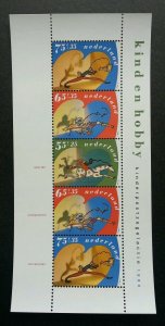 Holland Children Hobby 1990 Netherlands Horse Stamp Collecting Computer (ms) MNH