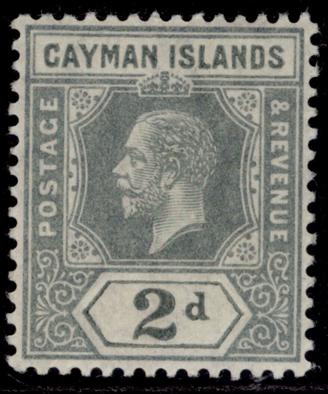 CAYMAN ISLANDS GV SG43, 2d pale grey, NH MINT.