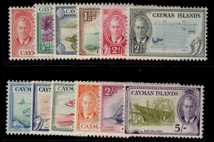 CAYMAN ISLANDS GVI SG135-146, short set, M MINT. Cat £80.