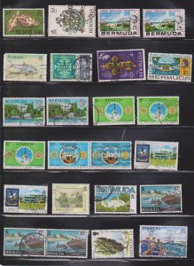 BERMUDA Large Lot Of Used Stamps - With Duplication - Some Minor Faults