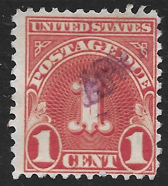 US #J80a 1c Postage Due