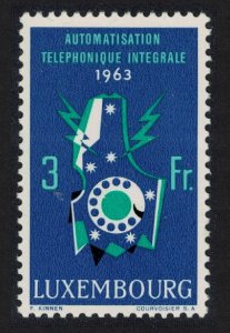 Luxembourg Automatic Telephone System 1963 MNH SG#733