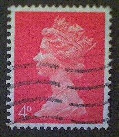 Great Britain, Scott #MH7, used(o), 1969, Machin: Queen Elizabeth II, 4d