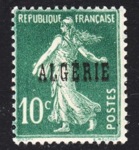 Algeria Scott 8 SLIGHTLY DOUBLED OVERPRINT ERROR F+ mint HR. Lot #B.  FREE...