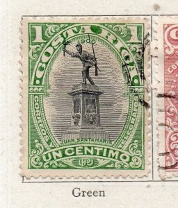 Costa Rica 1901 Early Issue Fine Used 1c. NW-264743