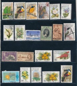 D388024 Trinidad & Tobago Nice selection of VFU Used stamps