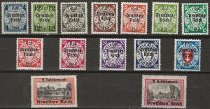 Danzig 241-254 Mint Hinged, Light Hinged (418671) 