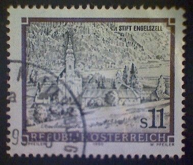 Austria (Österreich), Scott #1469, used(o), 1990, Engelszell Abbey, 11s