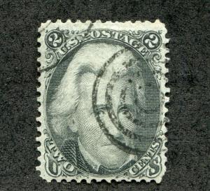 UNITED STATES (US) 73 USED VF, LIGHT CANCEL, NIBBED PERF
