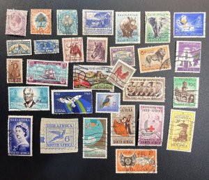 South Africa LOT - Misc stamps between 1913 and 1966.