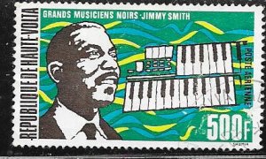 Burkina Faso #C104 500f Jimmy Smith & Keyboard 1972 (U) CV $4.75