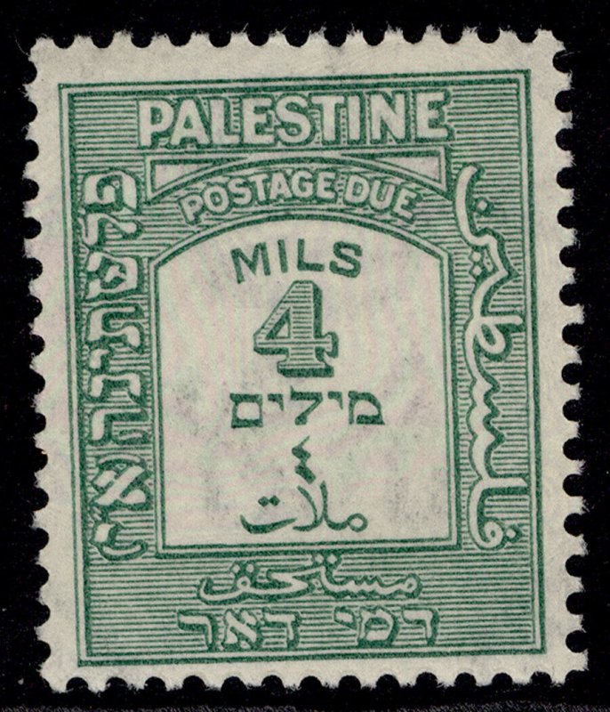 PALESTINE GV SG D14, 4m green, M MINT. 