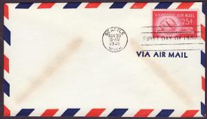 C44 Stratocruiser & Globe uncacheted FDC