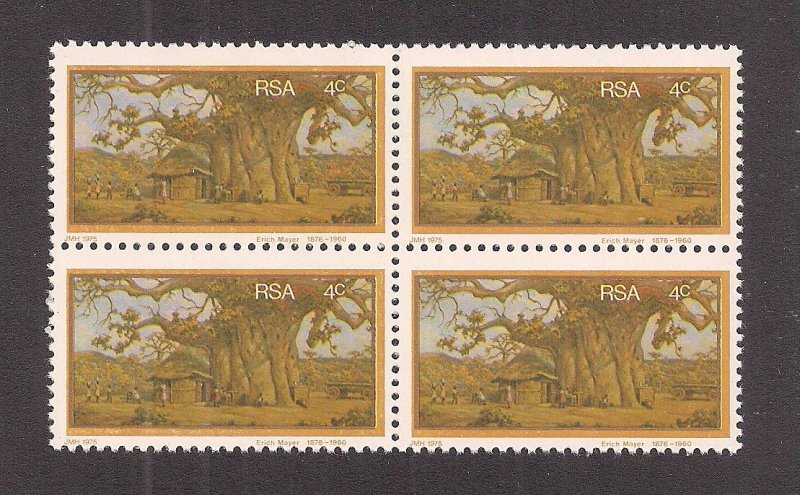 SOUTH AFRICA SC# 461  B/4   FVF/MNH  1976