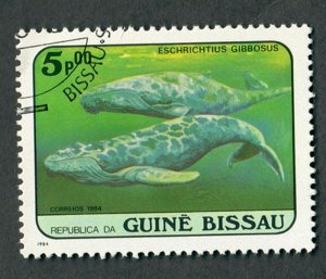 Guinea Bissau 597 Whales used  single