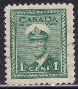 Canada 249 King George VI WWII War 1¢ 1942