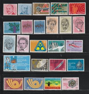 Switzerland Collection D - 2 scans - All the stamps are in the scans.