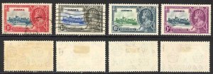Jamaica SG114/17 1935 Silver Jubilee Set Used