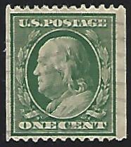 USA #385 Used Coil Stamp cv $50 (U11)