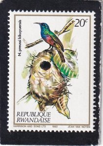 Rwanda   #      1130      MNH