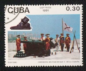 CUBA  Sc# 3337  TOURISM beaches fauna history 30c 1991 MNH mint