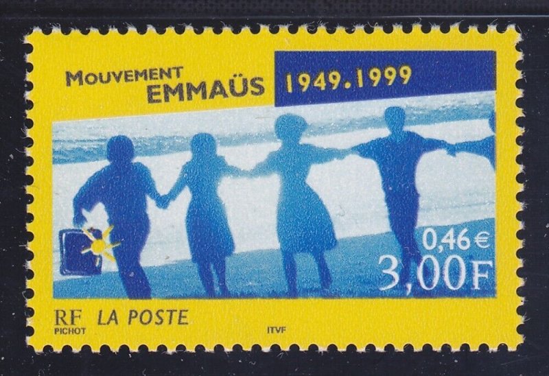 France 2739 MNH 1999 Emmaüs Movement 50th Anniversary Issue