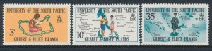 Gilbert & Ellice Islands 1969 SG 154-156 Sth Pacific University Mint Not Hinged