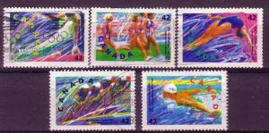 1414-1418 Canada Summer Olympics, used cv $2.50