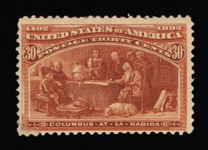 AFFORDABLE GENUINE SCOTT #239 MINT OG H 1893 COLUMBIAN EXPOSITION ISSUE #20364