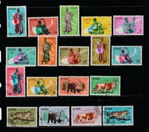 Guinea 236-243 Sets U Various