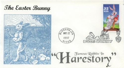 1997 Bugs Bunny  (Scott 3137a) Nostalgia #1 FDC