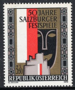 1335 - Austria 1970 - The 50th Anniversary of the Salzburg Festivals - MNH Set