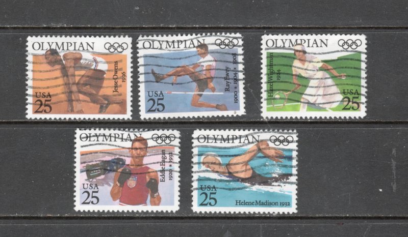 Scott # 2496-2500  used  Singles