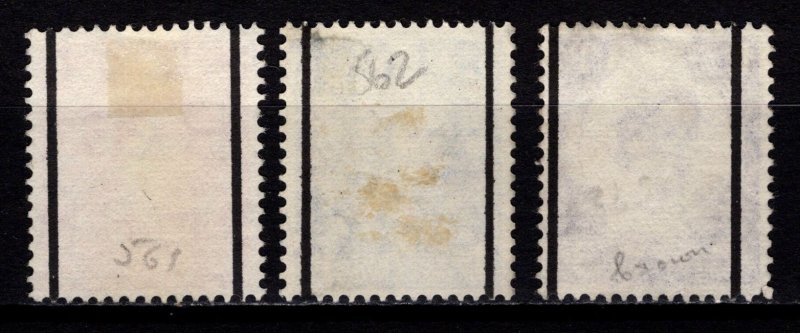 Great Britain 1957 / 1958 Elizabeth II Def., Graphite-Lined on back [Used]