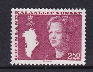 Greenland  #127  MNH  1983  Queen Margrethe    2.50k