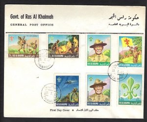 1967 Ras Al Khaimah World Scout Jamboree capsule FDC