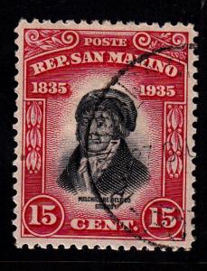 San Marino #172, Used, writing on back, CV$25.00