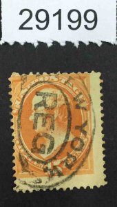 US STAMPS  #189  USED LOT #29199