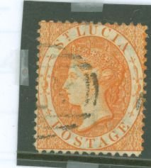 St. Lucia #14a Used Single