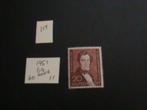 GERMANY BERLIN 1951 MNH SC 9N69 SET XF 60 EUROS (117)