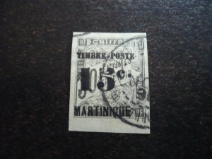 Stamps - Martinique - Scott# 25 - Used Part Set of 1 Stamp